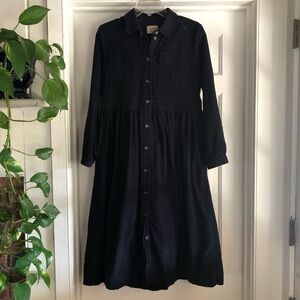 OffOn Corduroy Shirt Dress